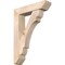 Ekena Millwork Olympic Slat Smooth Bracket w/ Offset Brace, Douglas Fir, 7 1/2"W x 32"D x 44"H BKT0806X32X44OLY06SDF - alternate 1